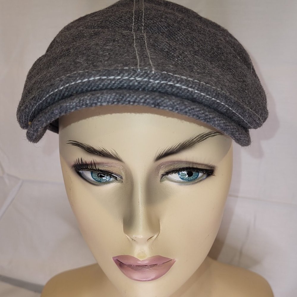 Jackson-K-G Flatcap by Göttmann of Germany Made in Czech Rep. Grey 59/L NWT
